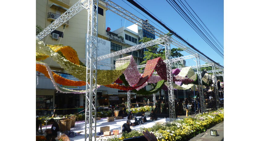 バンコクの花市場