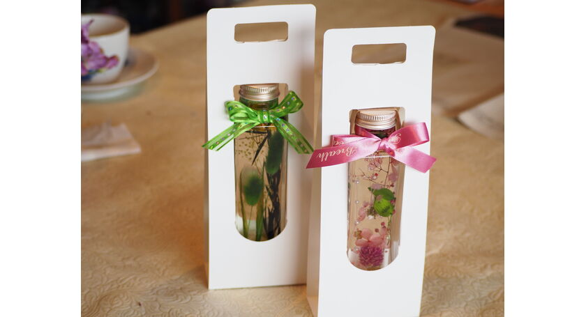 ハーバリウムラッピング