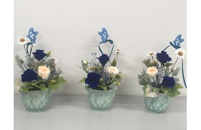 ブルーのちょうちょ