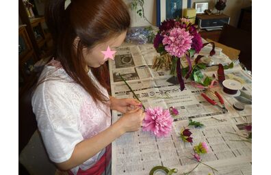 山本さん　ラウンドブーケ