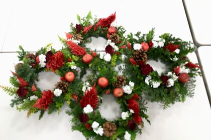津田沼　生花クリスマスリース