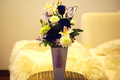 竹内さん　仏花